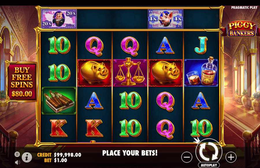 Piggy Bankers Slot Base Game