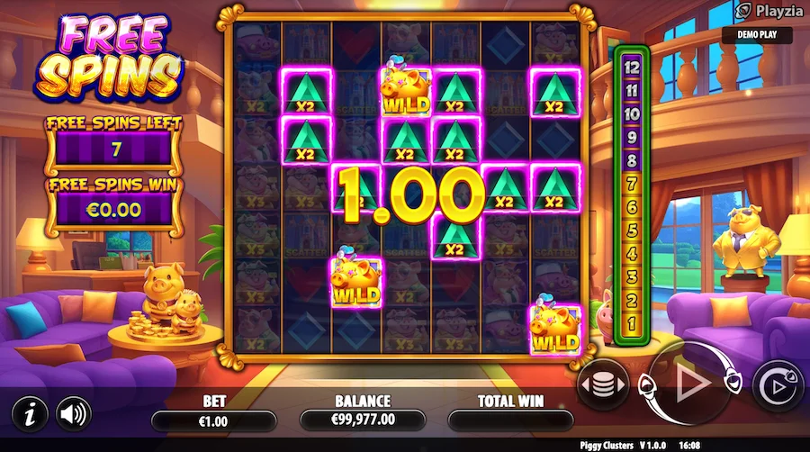 Piggy Clusters Slot Playzia