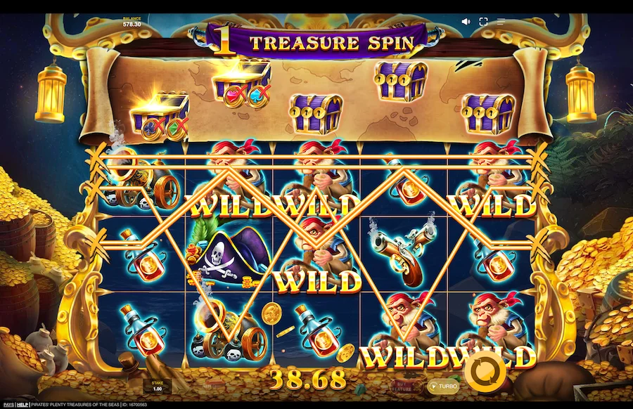 Pirates Plenty Treasures Of The Seas Slot Red Tiger Gaming