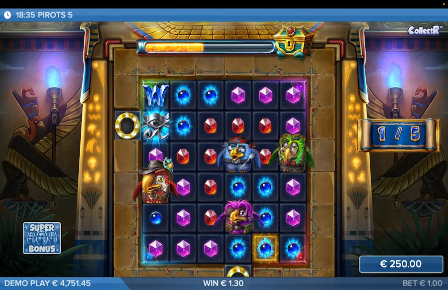 Pirots 5 Gameplay