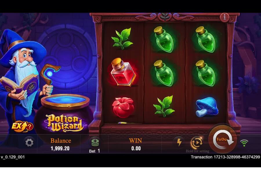 Potion Wizard Slot Base Game