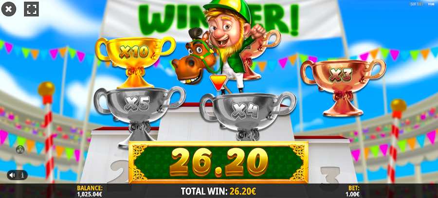 Complete 3 Laps Of The Track And Enter The Big Money Bonus On Racetrack Riches Megaboard