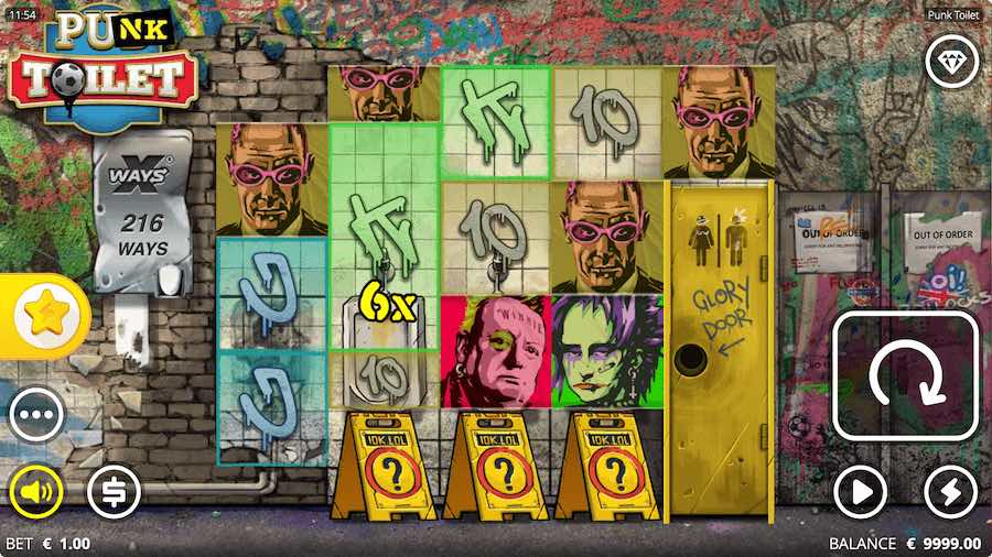 Mainkan Dengan 5 Gulungan, 81 Garis Pembayaran, Dan Menangkan Hingga 33,333x Taruhan Anda Nolimit CitySlot Online Toilet Punk