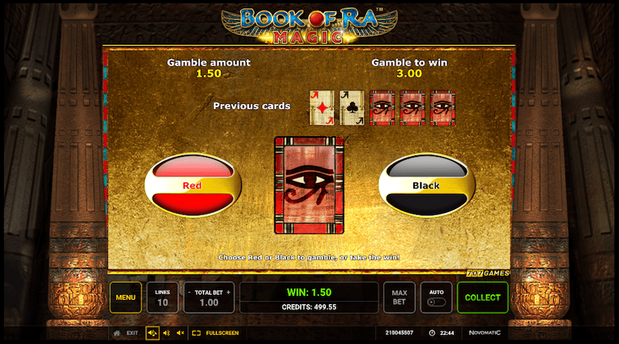 Wins Can Be Gambled On Book Of Ra Magic Slot