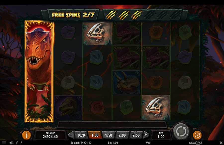 Raging Rex Free Spins Feature 