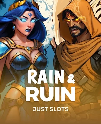 Gambar Miniatur Reruntuhan Hujan