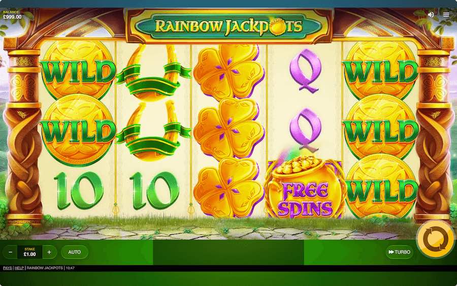 Red Tiger Gaming Rainbow Jackpots slot