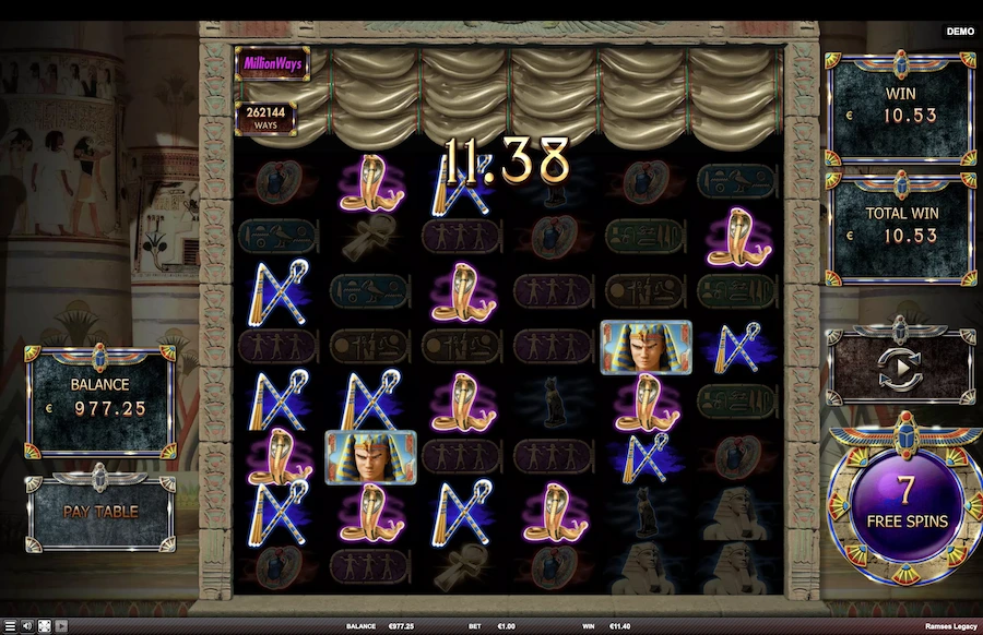 Ramses Legacy Slot Red Rake Gaming