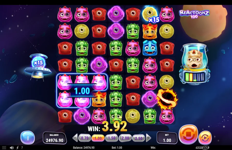 Reactoonz 100 Slot Play'n GO
