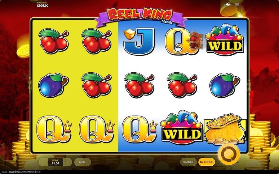 Play With 5 Reels, 20 Paylines, And Win Up To 500x Your Bet On Red Tiger Gaming's Reel King Mega Online Slot