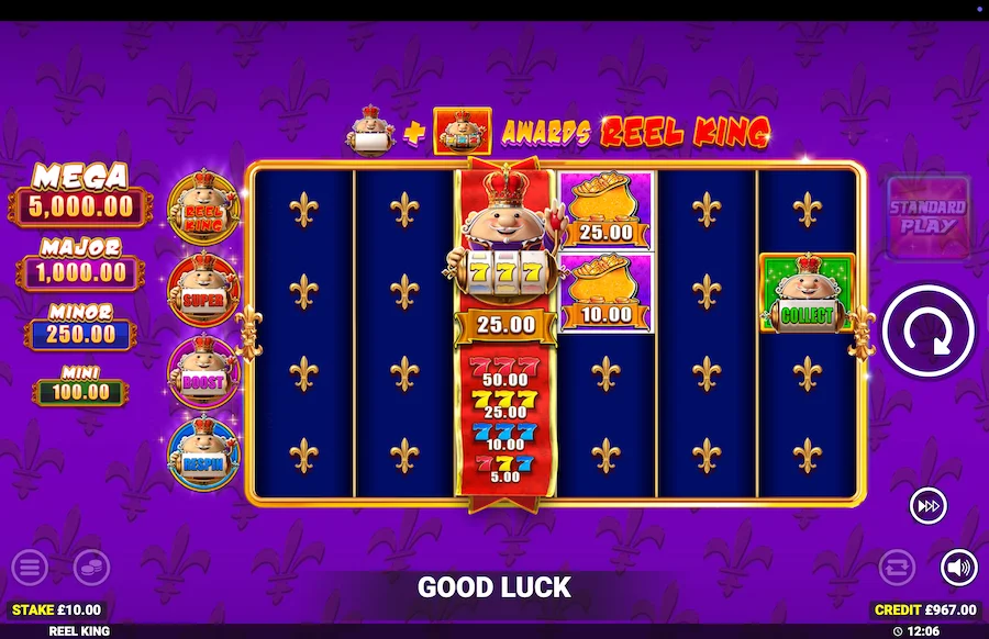 Reel King Riches Slot Blueprint Gaming
