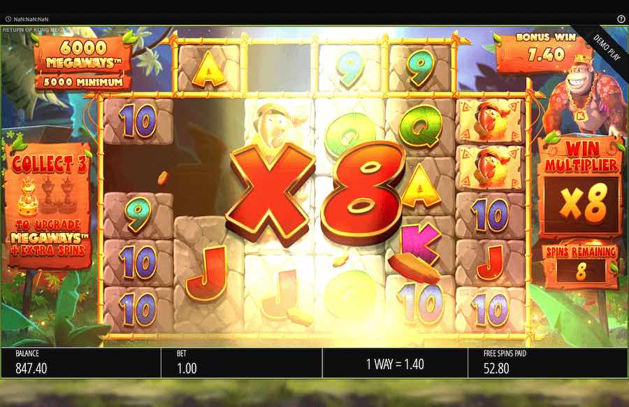 Return Of Kong Megaways Slot Blueprint Gaming