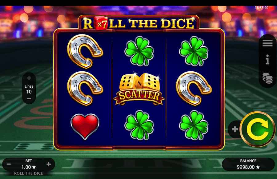 Roll The Dice Slot Base Game 