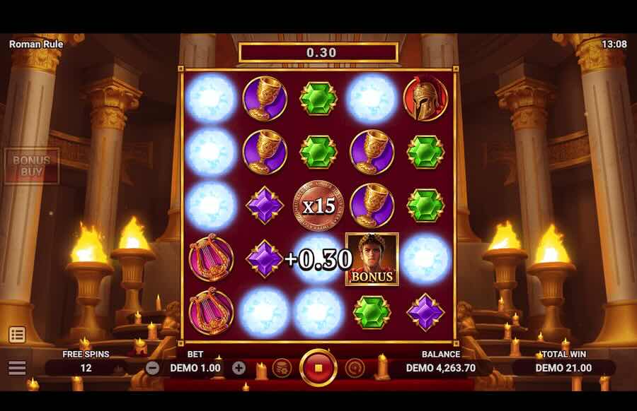 Roman Rule Slot Free Spins Feature