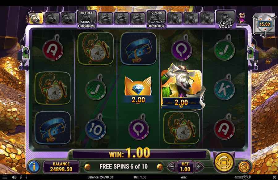 Ruff Heist Free Spins Feature