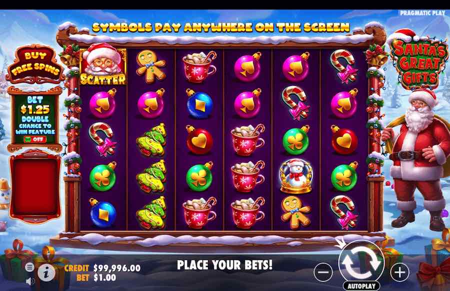 Santa's Great Gifts Slot Base Game