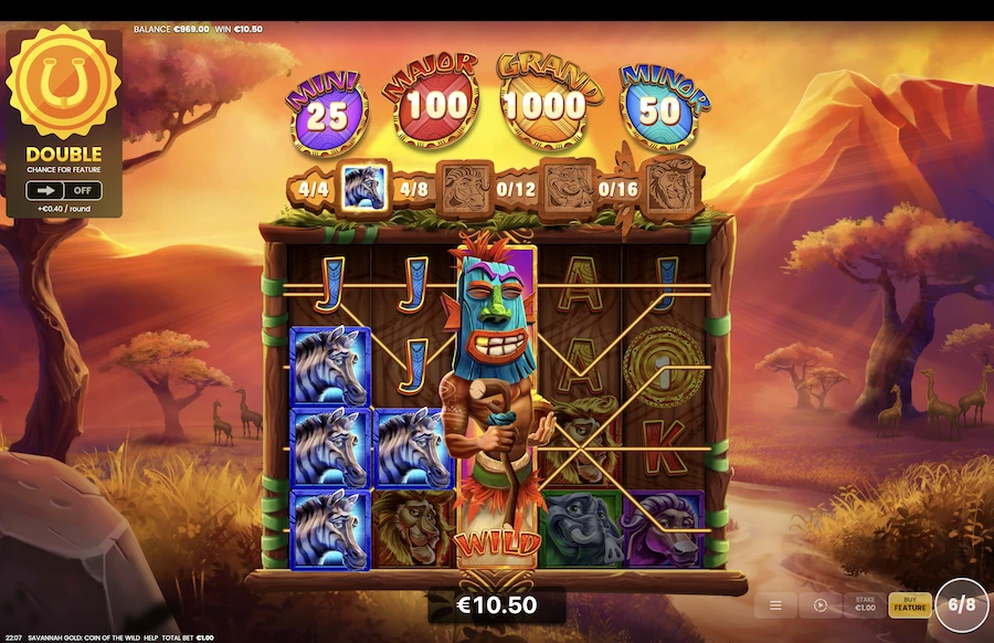 Savannah Gold Coin Of The Wild Slot Octoplay