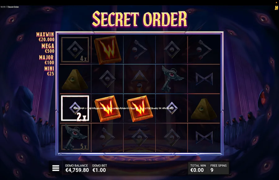 Secret Order Gameplay