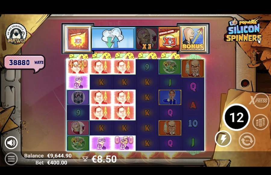 Silicon Spinners Slot