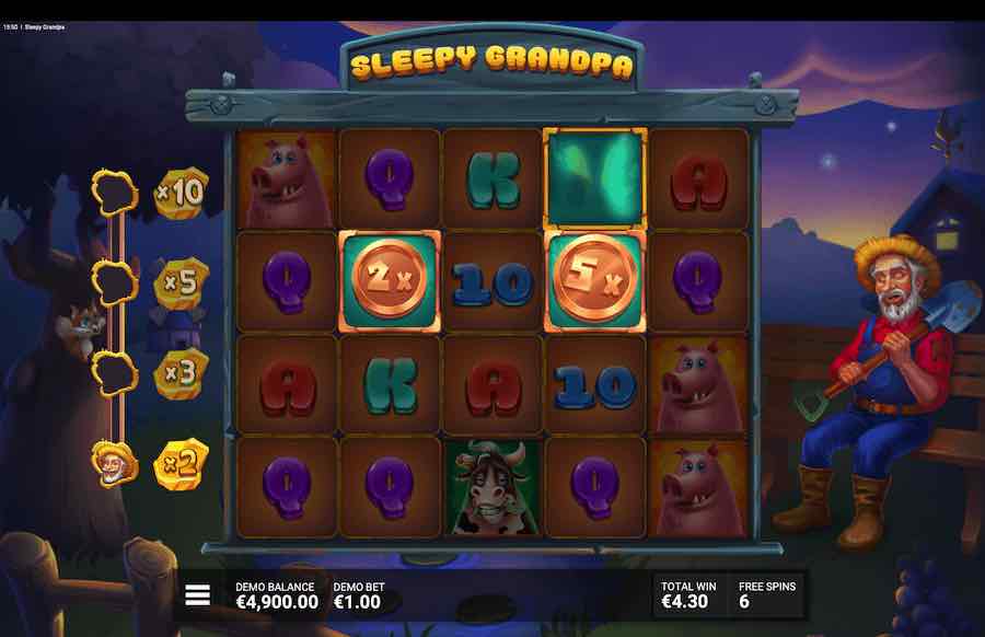 Sleepy Grandpa Free Spins Feature