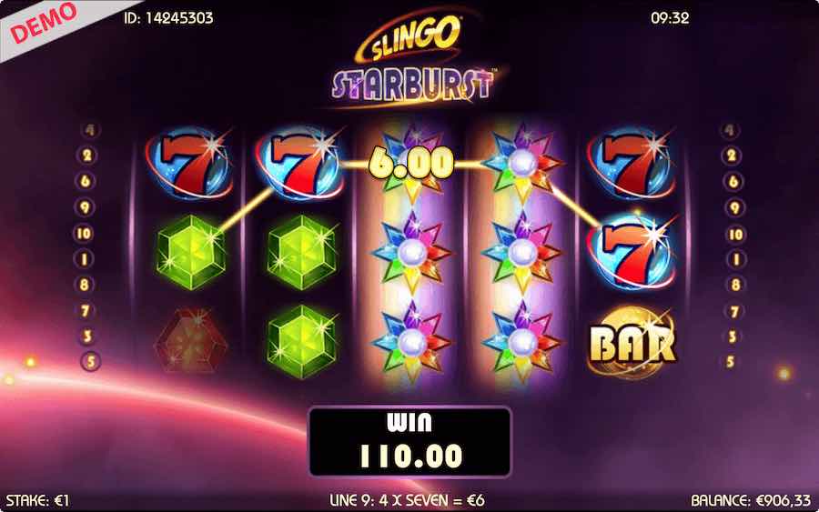 Starburst Slingo Casino Game