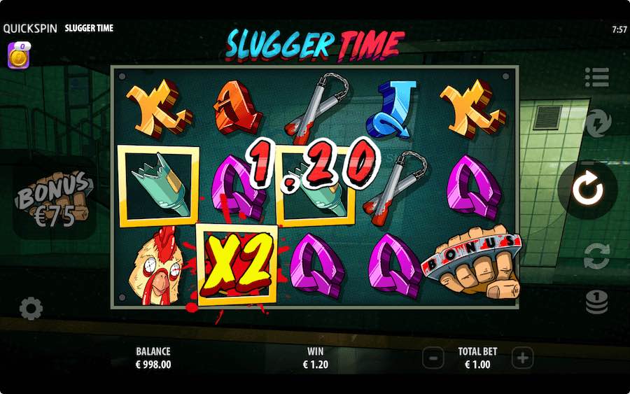 Play With 5 Reels, 20 Paylines, And Win Up To 22,000x Your Bet On Quickspin's Slugger Time Online Slot