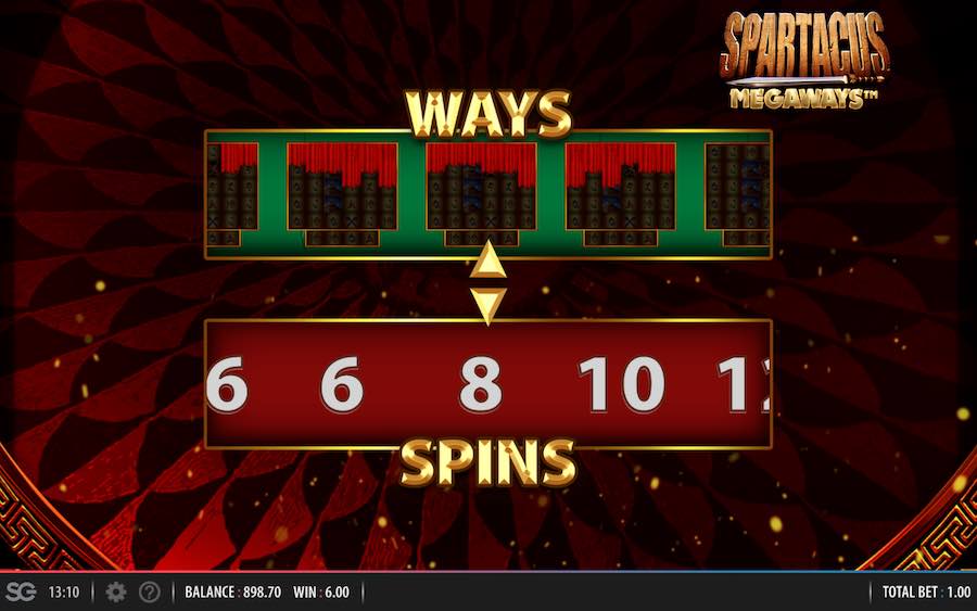 Win Up To 16 Free Spins And Be Awarded A Random Curtain Configuration For Your Free Spin Bonus On Spartacus Megaways™