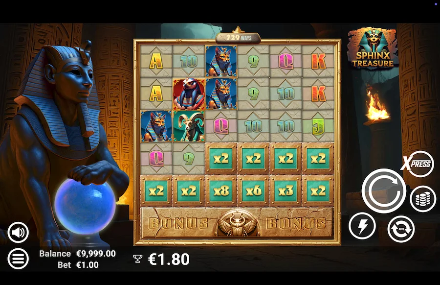 Sphinx Treasure Slot 4ThePlayer