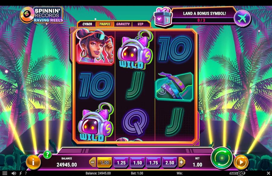 Spinnin Merekam Slot Gulungan Raving Play'n GO