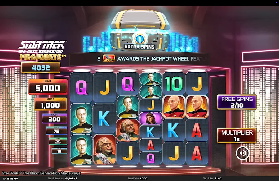 Star Trek The Next Generation Megaways Slot Light & Wonder