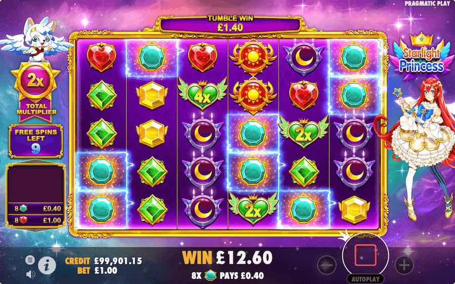 Starlight Princess Slot Free Spins Feature