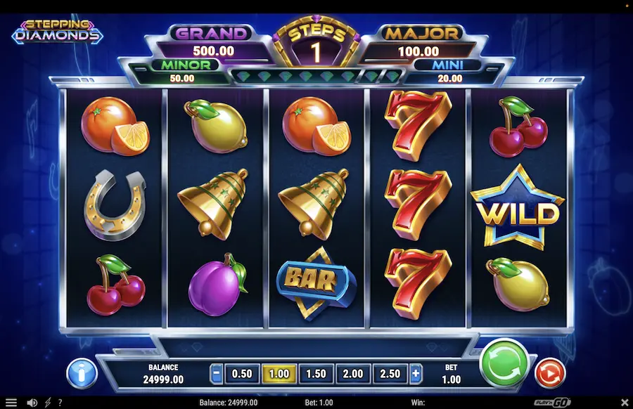 Stepping Diamonds Slot