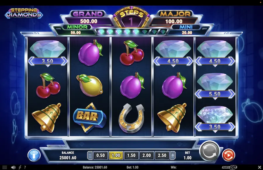 Stepping Diamonds Slot