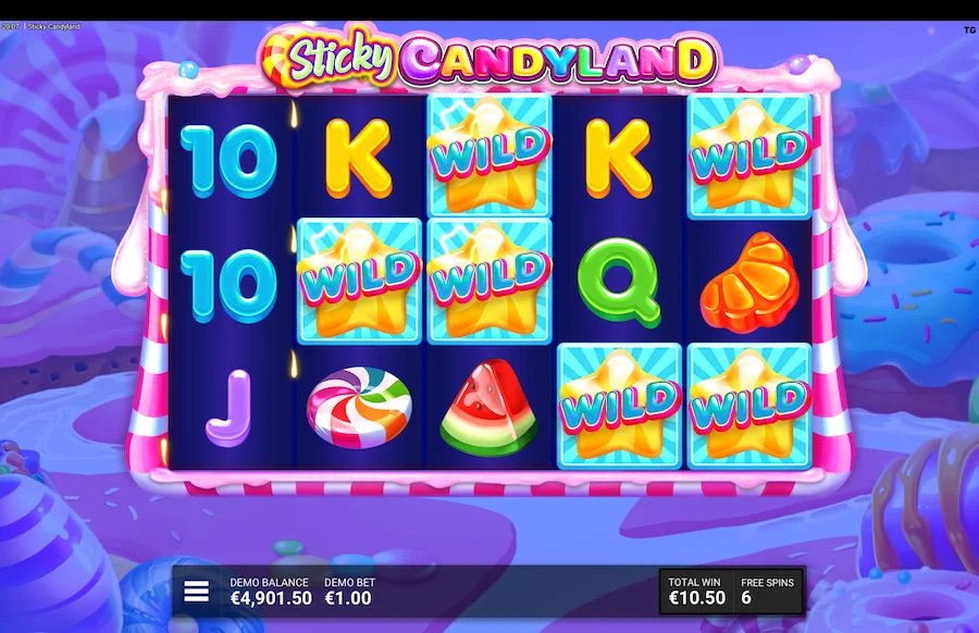 Sticky Candyland Slot Trusty Gaming 