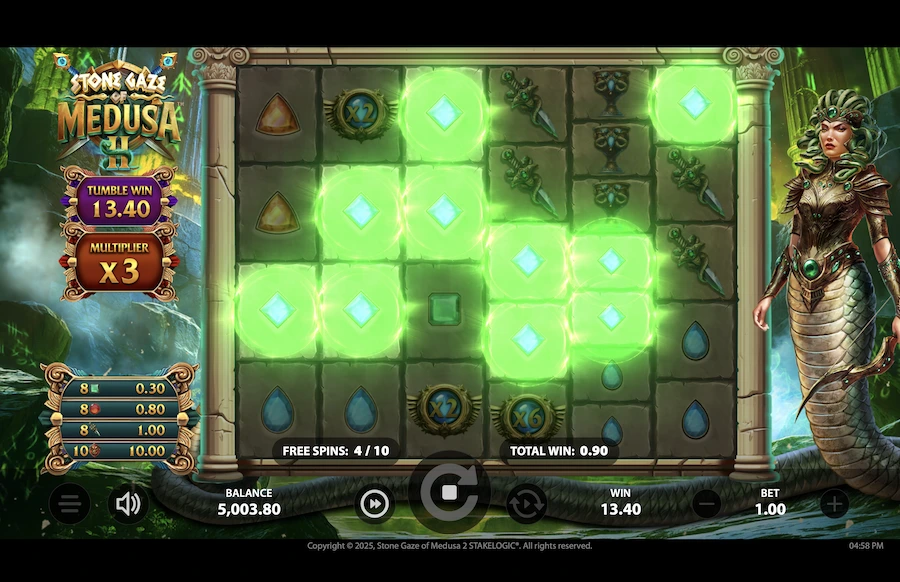 Stone Gaze Of Medusa 2 Slot Stakelogic