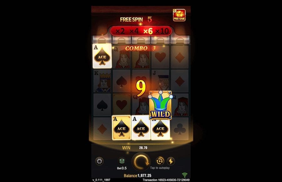 Super Ace Slot Free Spins Feature