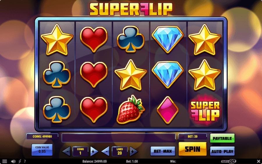 Play With 5 Reels, 20 Paylines, And Win Up To 10,000x Your Bet In Play'n Go's Super Flip Online Slot