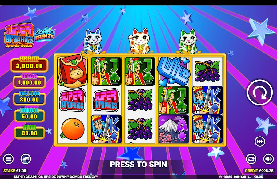 Super Graphics Upside Down Gameplay