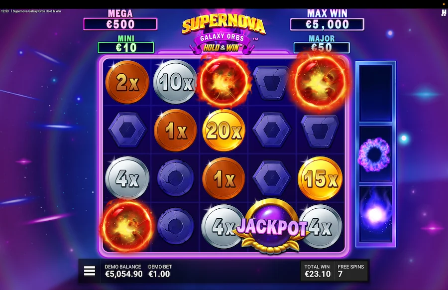 Supernova Galaxy Orbs Gameplay