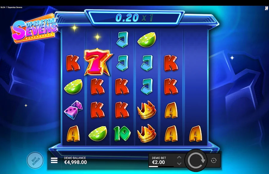 Superstar Sevens Slot Hacksaw Gaming