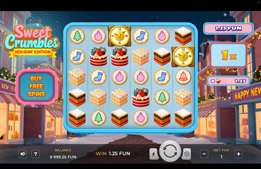 Sweet Crumbles Holiday Edition Slot Dream Play