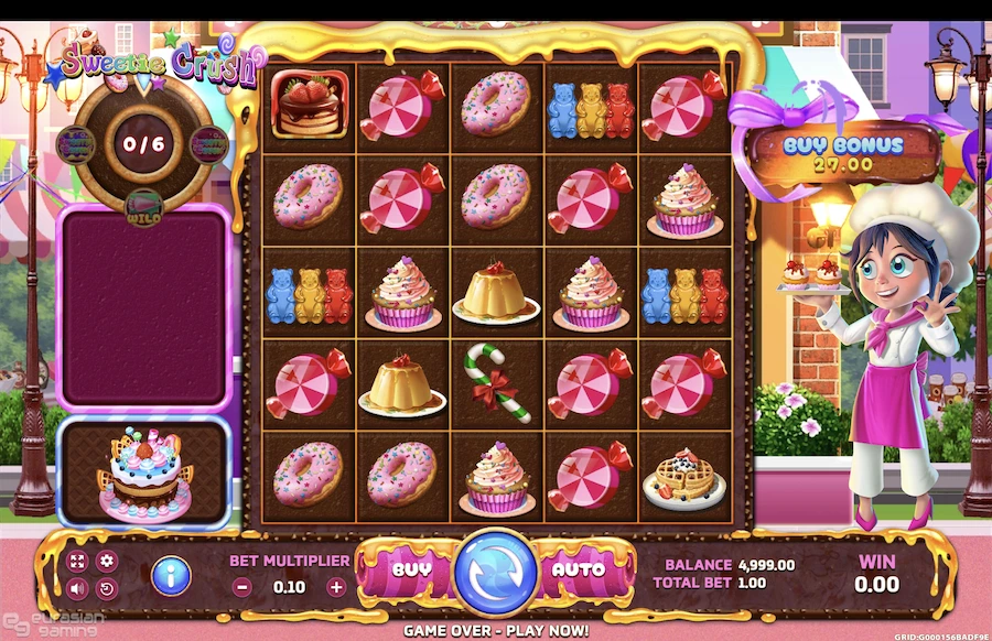 Sweetie Crush slot base game