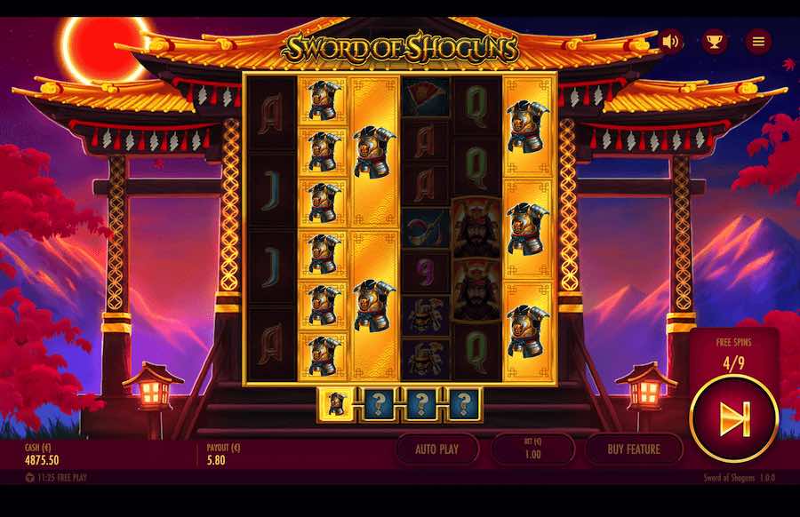 Fitur Putaran Gratis Slot Sword Of Shoguns