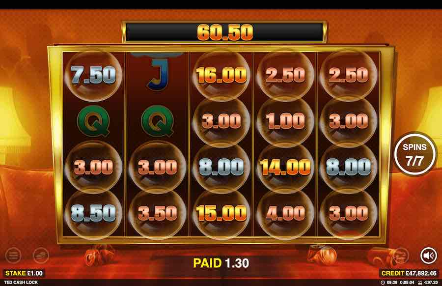 Ted Cash Lock Slot Bonus Feature