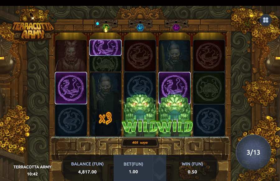 Terracotta Army Free Spins Feature