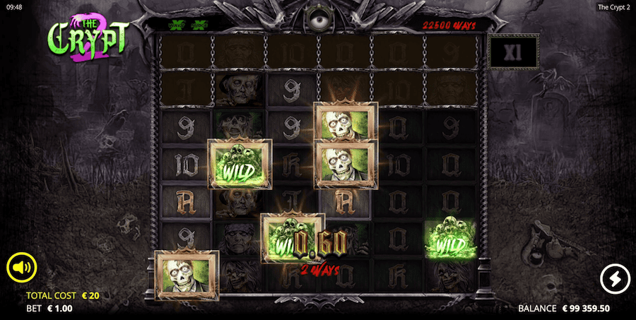 The Crypt 2 Slot Base Game