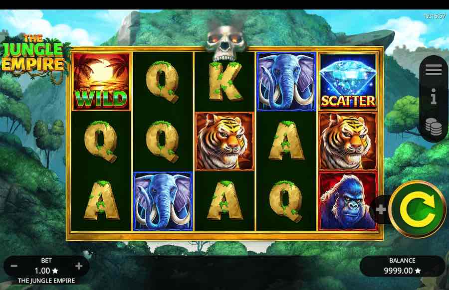 The Jungle Empire Slot Base Game