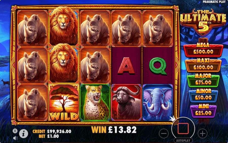 Land 3 Or More Scatter Symbols In View To Trigger The Free Spins Feature On The Ultimate 5 Slot