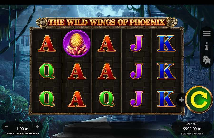 Win Up To 500x Your Bet Playing The Wild Wings Of Phoenix Online Slot From Provider Booming Games