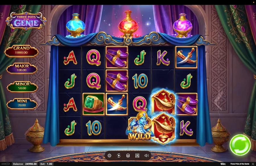 Three Pots Of The Genie Gameplay